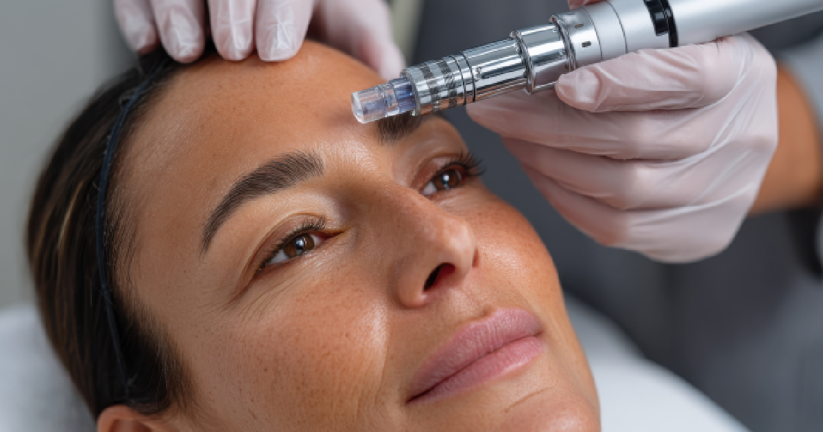 Women Receiving both Morpheus8 Vs Microneedling treatments in Tampa, FL